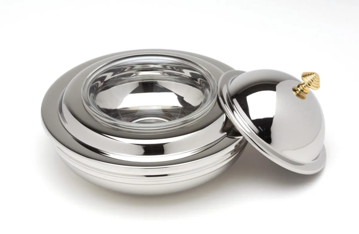 ETERNUM Coupe à caviar rond argent inox 18/10 Ø 11 cm Outlet