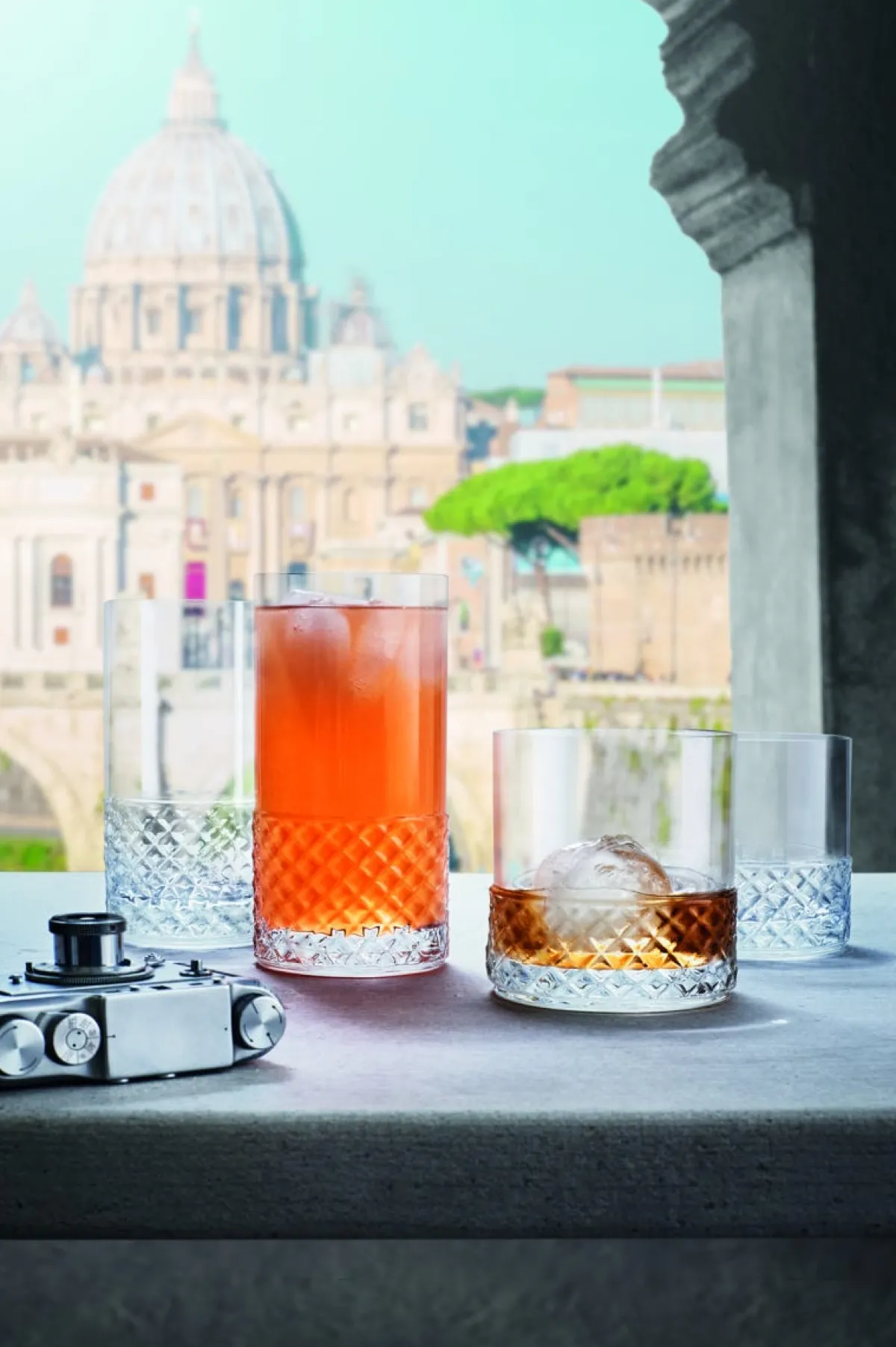 Coupe à cocktail margarita verre cristallin 39 cl Roma 1960 - LUIGI BORMIOLI