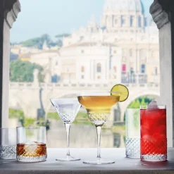LUIGI BORMIOLI Coupe à cocktail martini verre cristallin 22 cl Roma 1960 New
