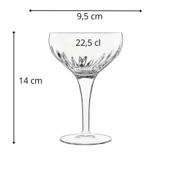 Coupe à cocktail verre cristallin 22,5 cl Mixology - LUIGI BORMIOLI Sale