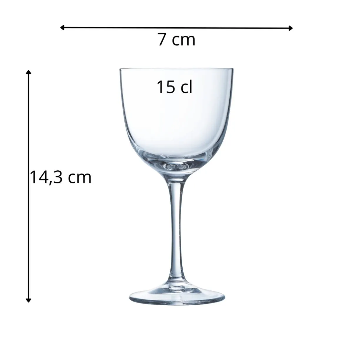 Coupe à cocktail verre cristallin 15 cl Champagne & Cocktail - CHEF & SOMMELIER Online