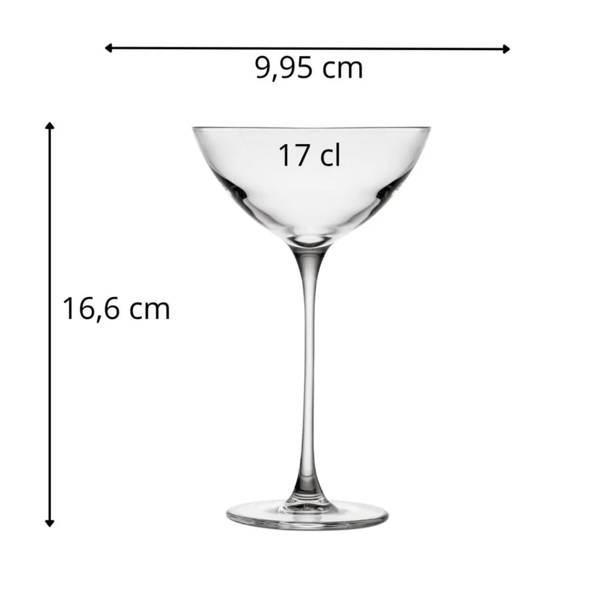 NUDE Coupe coupetini verre cristallin 17 cl Savage Hot