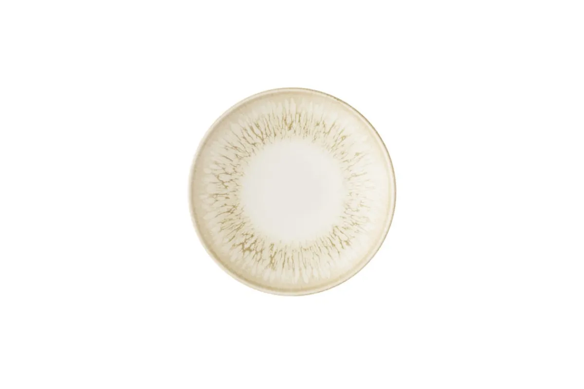 Coupe creuse rond Natural porcelaine vitrifiée Ø 18,2 cm Inked Lume - CHURCHILL Hot