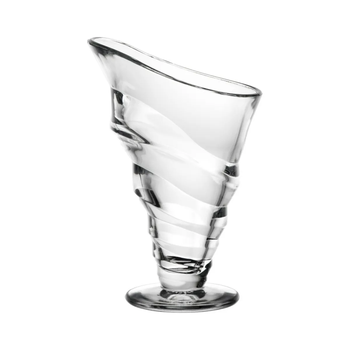 Coupe à dessert rond transparent verre pressé Ø 11,6 cm Circee - LA ROCHERE Outlet