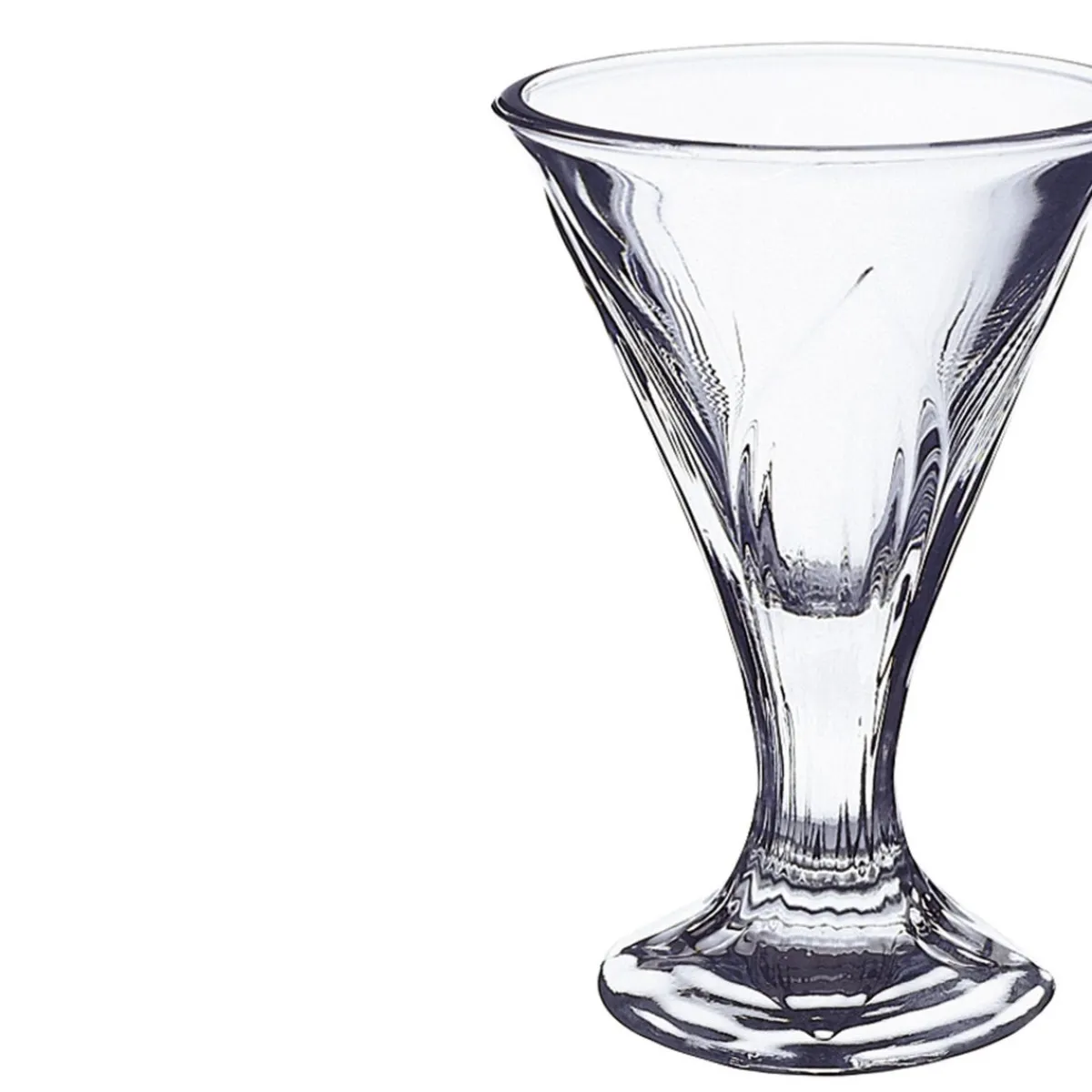 Coupe à dessert rond transparent verre pressé Ø 10 cm Fidji - LA ROCHERE Best