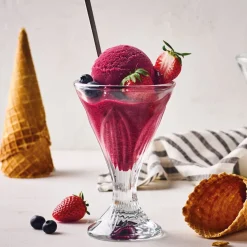 Coupe à dessert rond transparent verre pressé Ø 10 cm Fidji - LA ROCHERE Best