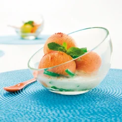 Coupe à dessert rond transparent verre pressé Ø 12 cm Bubble - LA ROCHERE Best