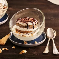 Coupe à dessert rond transparent verre pressé Ø 12 cm Bubble - LA ROCHERE Best