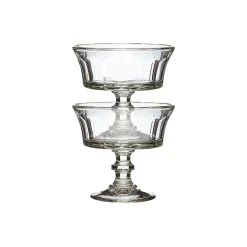 LA ROCHERE Coupe à dessert rond transparent verre pressé Ø 10,8 cm Perigord Outlet