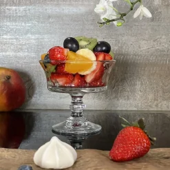 LA ROCHERE Coupe à dessert rond transparent verre pressé Ø 10,8 cm Perigord Outlet