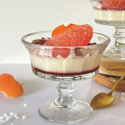 LA ROCHERE Coupe à dessert rond transparent verre pressé Ø 10,8 cm Perigord Outlet
