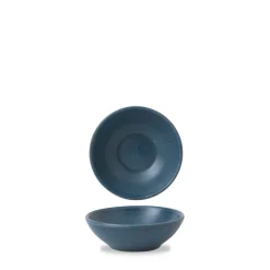 CHURCHILL Coupelle / bol conique oslo blue porcelaine vitrifiée Ø 11,6 cm Nourish Oslo Discount