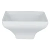 RAK Coupelle carré blanc porcelaine vitrifiée 12 cm Moon
