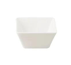 Coupelle carré ivoire porcelaine vitrifiée 8 cm Allspice - RAK Best