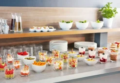 ARCOROC Coupelle carré ivoire porcelaine Ø 8,8 cm Appetizer Clearance