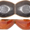 Coupelle double brun porcelaine Elements Maroon - PROOF Discount