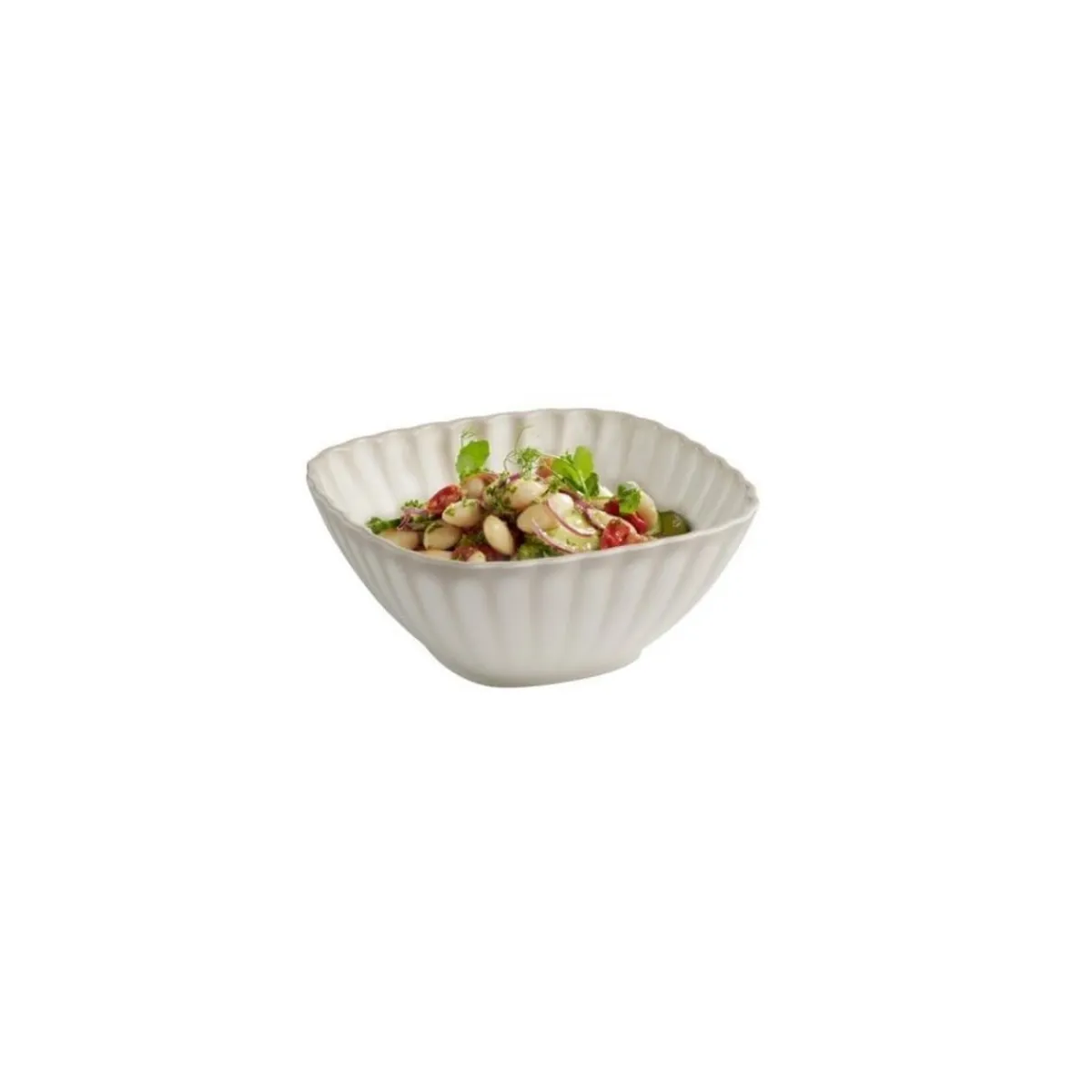 Coupelle mélamine blanc 19x19x8 cm 1,1 L Arumi - APS Best