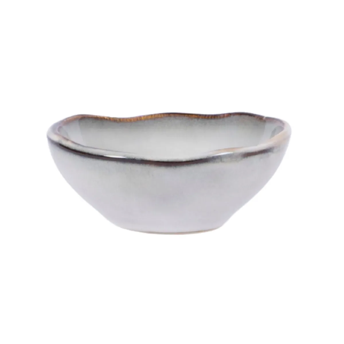 Coupelle organique rond gris grès émaillé Ø 8,3 cm Sky - PRO.MUNDI Sale