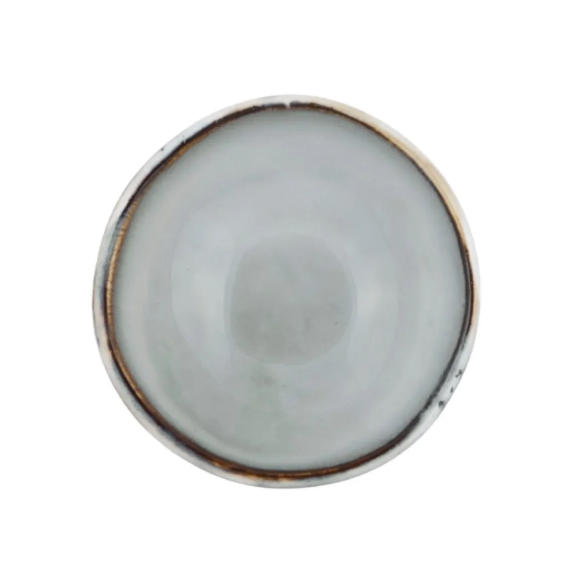 Coupelle organique rond gris grès émaillé Ø 8,3 cm Sky - PRO.MUNDI Sale