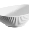 PILLIVUYT Coupelle ovale blanc porcelaine culinaire 16 cm Plisse Outlet