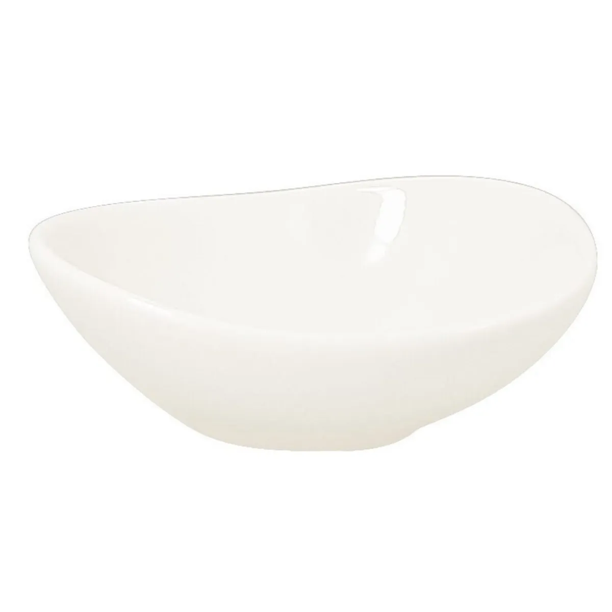 RAK Coupelle ovale ivoire porcelaine vitrifiée 8 cm Shaped Outlet