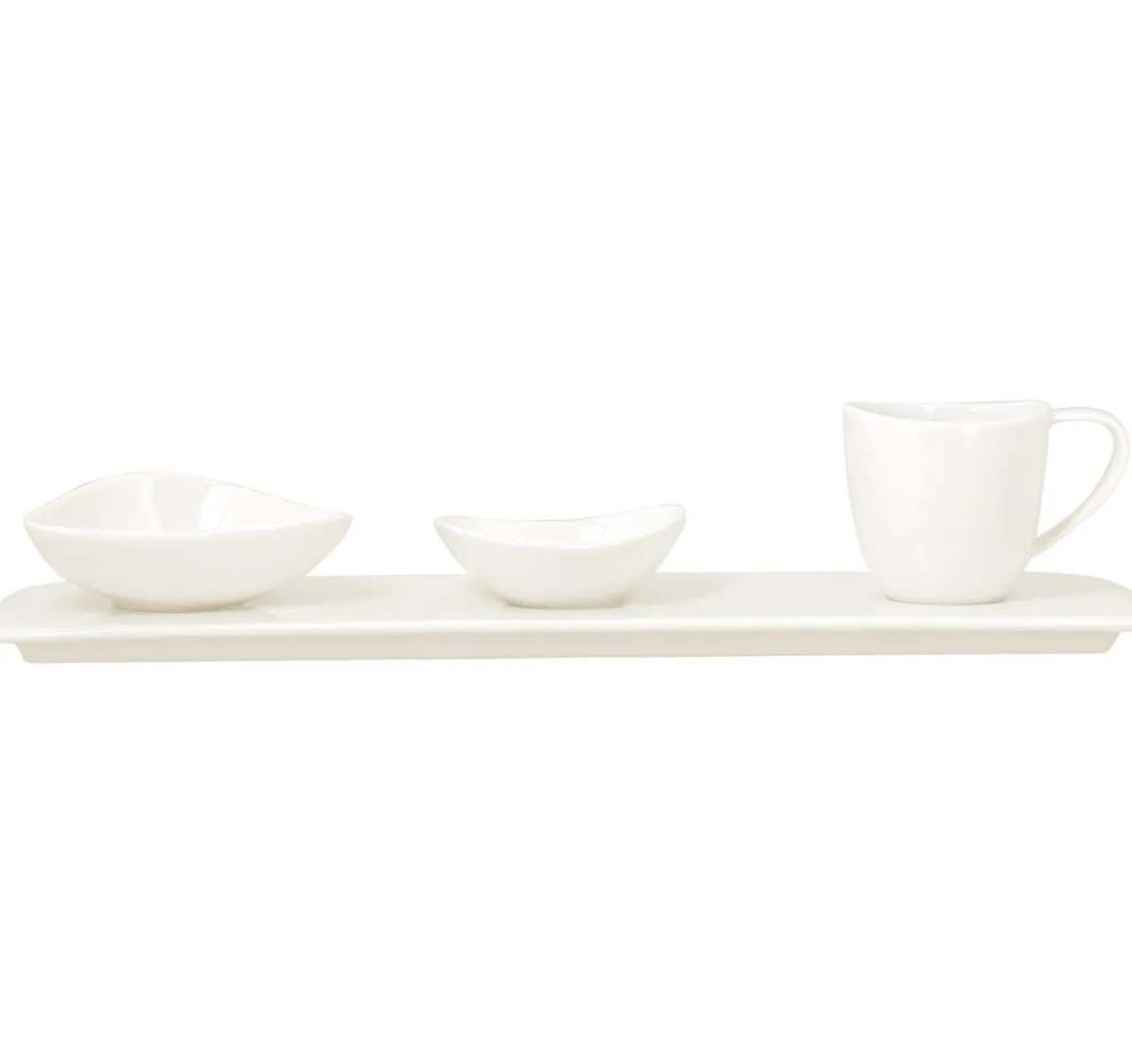 RAK Coupelle ovale ivoire porcelaine vitrifiée 8 cm Shaped Outlet