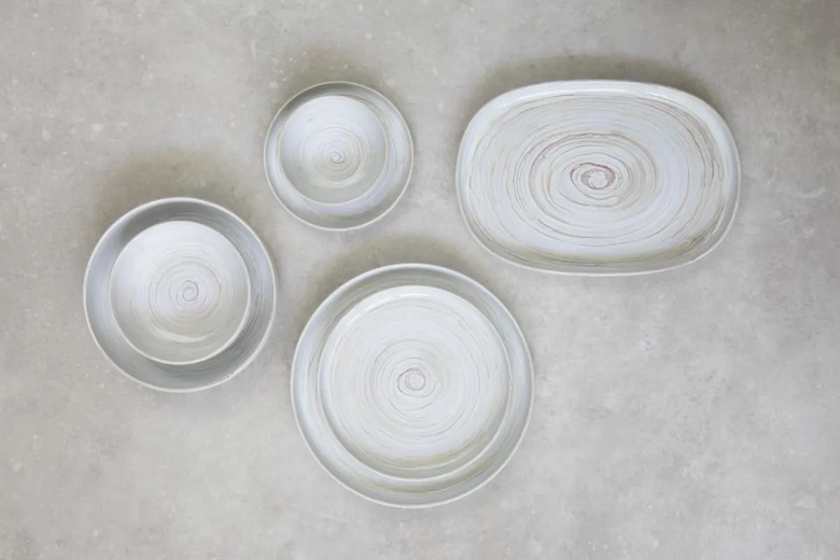 ACCOLADE Coupelle rond beige grès émaillé Ø 12 cm Aurora Hot