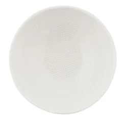 Coupelle rond blanc grès émaillé Ø 13,5 cm Linen - PRO.MUNDI New