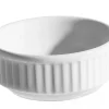 Coupelle rond blanc porcelaine culinaire Ø 7 cm Plisse - PILLIVUYT Best