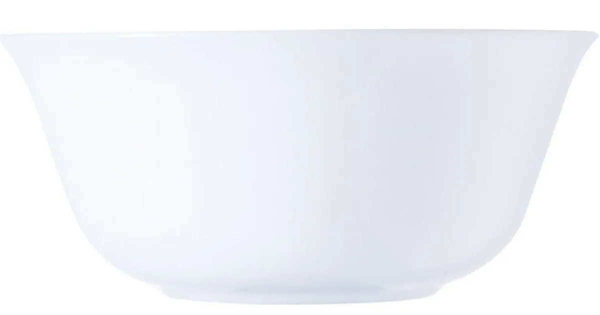 LUMINARC Coupelle rond blanc verre opal Ø 12 cm Carine Discount