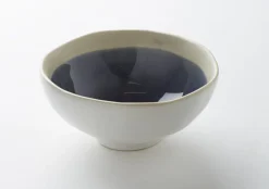 Coupelle rond bleu grès émaillé Ø 12,5 cm Winter - PRO.MUNDI Clearance