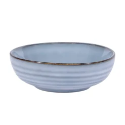 Coupelle rond bleu grès émaillé Ø 14 cm Sky - PRO.MUNDI Online
