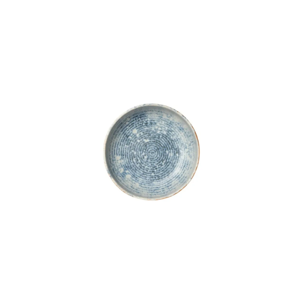 ACCOLADE Coupelle rond bleu grès émaillé Ø 16 cm Ice Sale