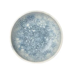 Coupelle rond bleu grès émaillé Ø 12 cm Ice - ACCOLADE New