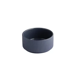 Coupelle rond bleu porcelaine Ø 12,5 cm The Grid - APS Clearance