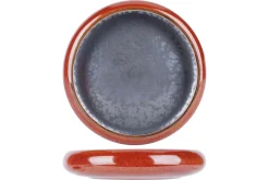 Coupelle rond brun porcelaine Ø 13 cm Elements Maroon - PROOF Hot