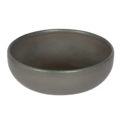 ACCOLADE Coupelle rond gris brun grès émaillé Ø 12 cm Enigma Clearance