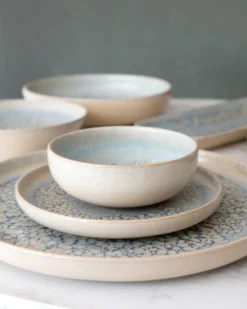 Coupelle rond gris grès émaillé Ø 12 cm Tropic - ACCOLADE New