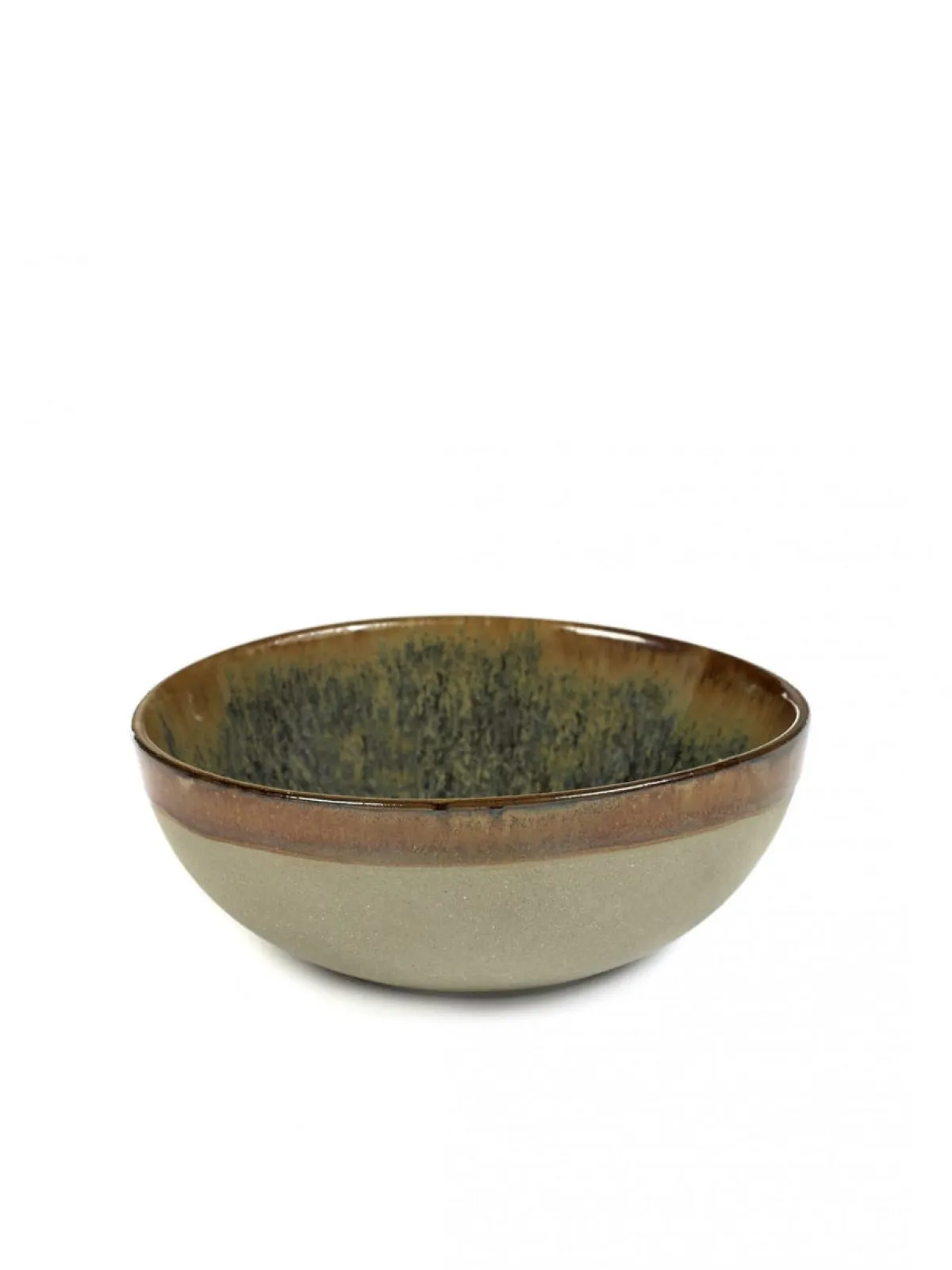 SERAX Coupelle rond gris grès émaillé Ø 13 cm Surface New