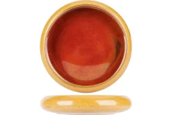 Coupelle rond jaune porcelaine Ø 13 cm Elements Mustard - PROOF New