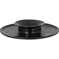 RAK Coupelle rond noir porcelaine vitrifiée Ø 13,2 cm Chill Discount