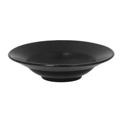 RAK Coupelle rond noir porcelaine vitrifiée Ø 13,2 cm Chill Discount
