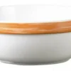 Coupelle rond orange verre opal Ø 12 cm Brush - ARCOROC Hot