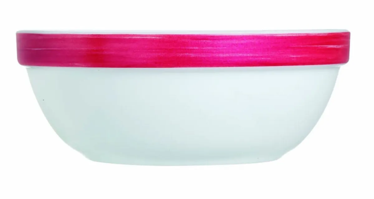 ARCOROC Coupelle rond rouge verre opal Ø 12 cm Brush Online