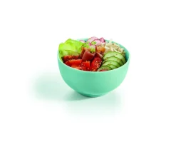 Coupelle rond turquoise verre opal Ø 12 cm Diwali - LUMINARC Online