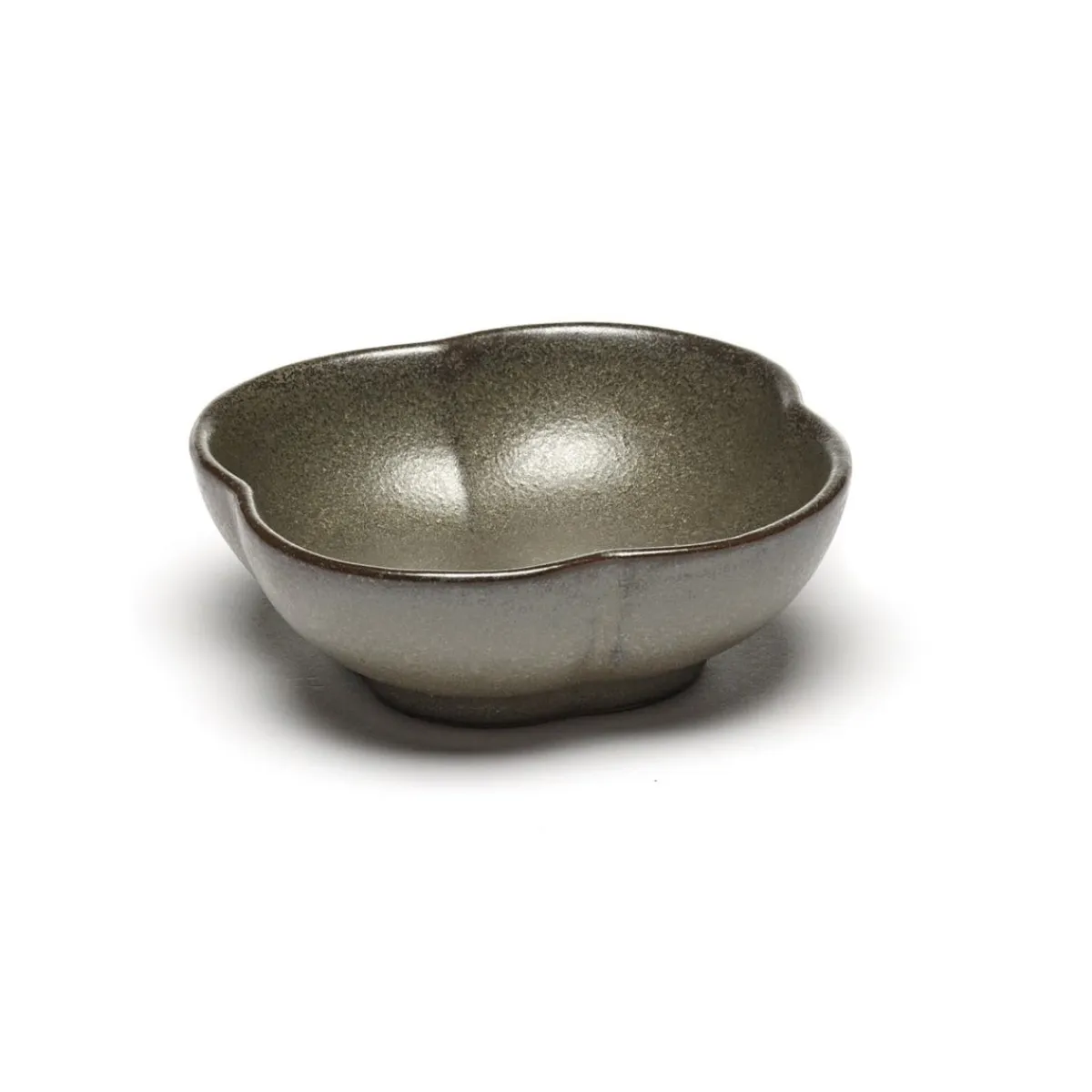 SERAX Coupelle rond vert grès émaillé Ø 9 cm Inku Best