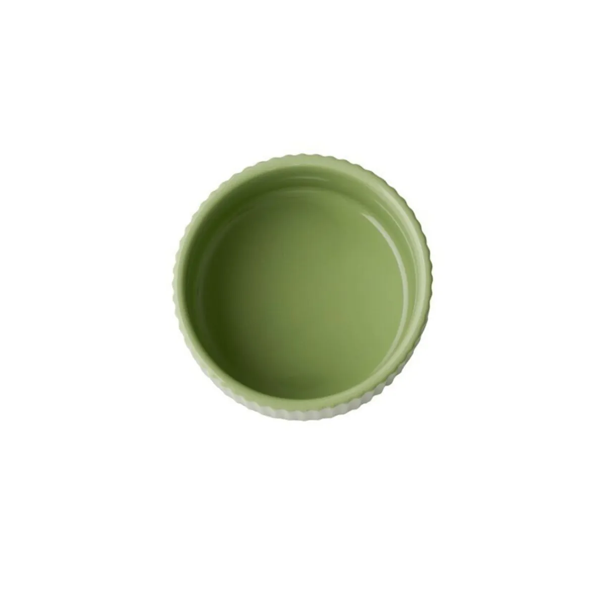 Coupelle rond vert porcelaine Ø 9 cm The Grid - APS Online