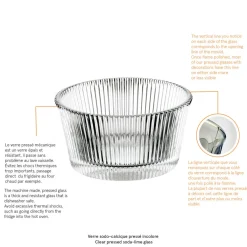 LA ROCHERE Coupelle transparent verre pressé Ø 10,4 cm Sweet Sale