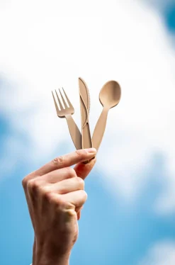 Moom Tableware Couteau bagasse 16 cm (400 pièces) Discount