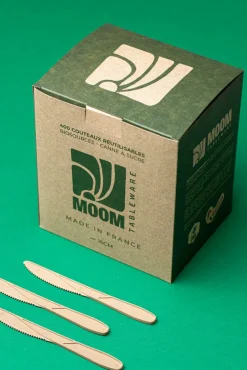 Moom Tableware Couteau bagasse 16 cm (400 pièces) Discount